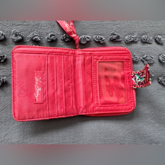Vera Bradley Floral Pink Wallet - Picture 2 of 4